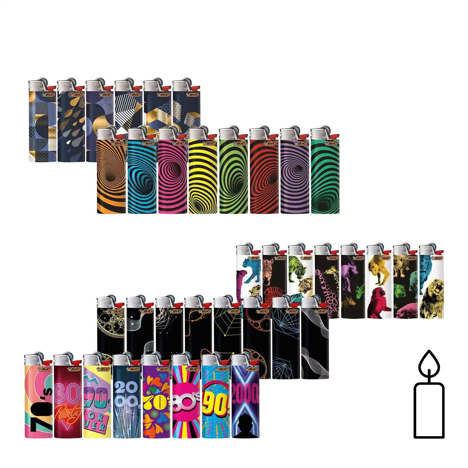 Bic mini lighter decorated - Buy at Real Tobacco
