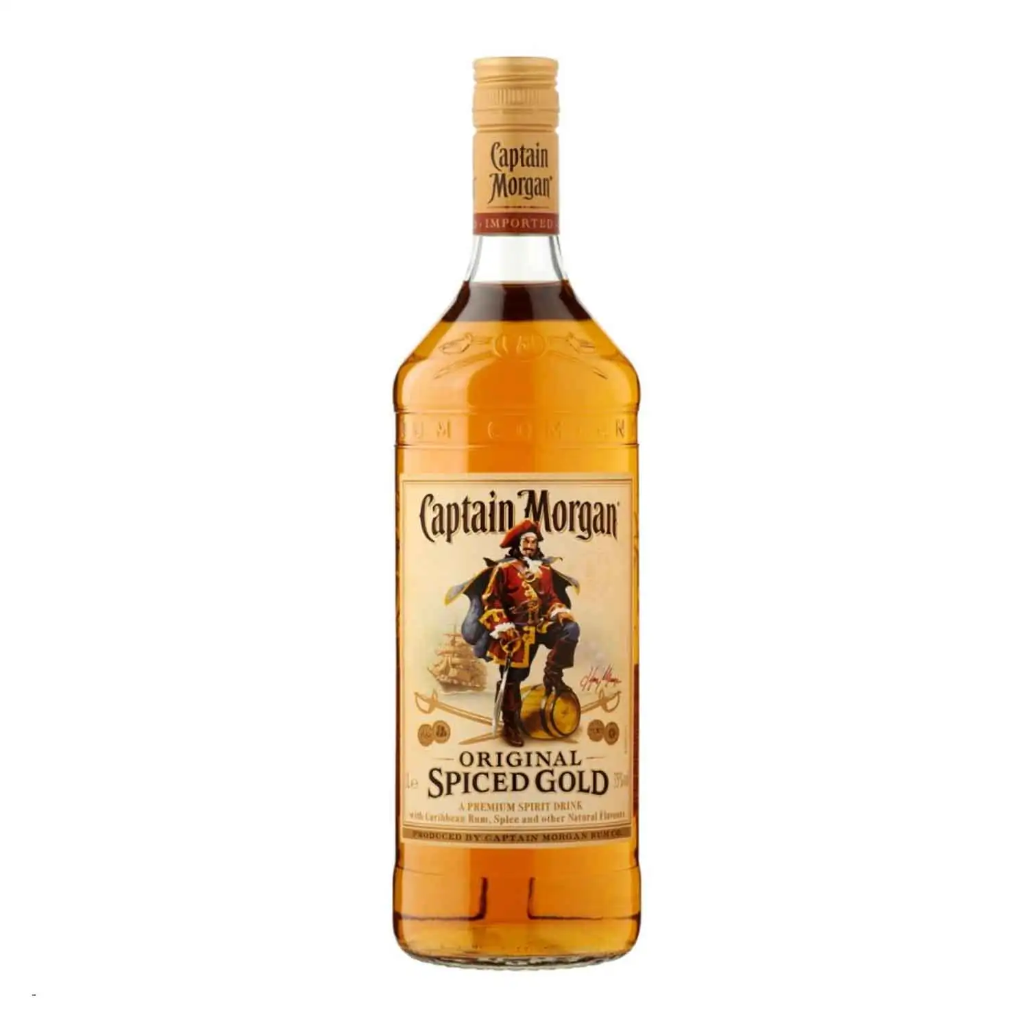 Capt. Morgan or spiced gold 70cl Alc 35% - Buy at Real Tobacco