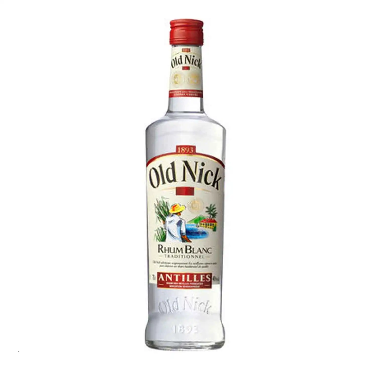 Old Nick caribbean white 70cl Alc 37,5% - Buy at Real Tobacco