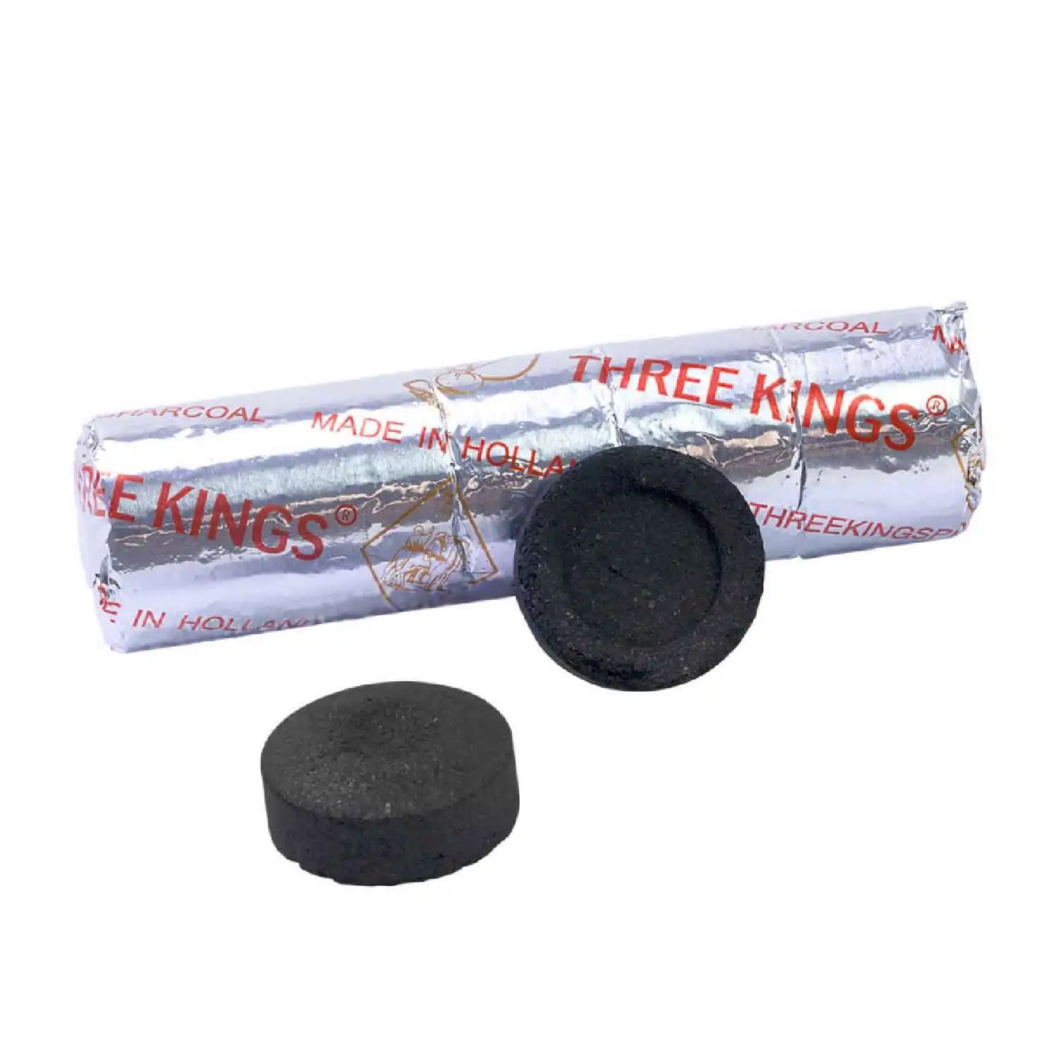 Three Kings charcoal 10pcs - Buy at Real Tobacco
