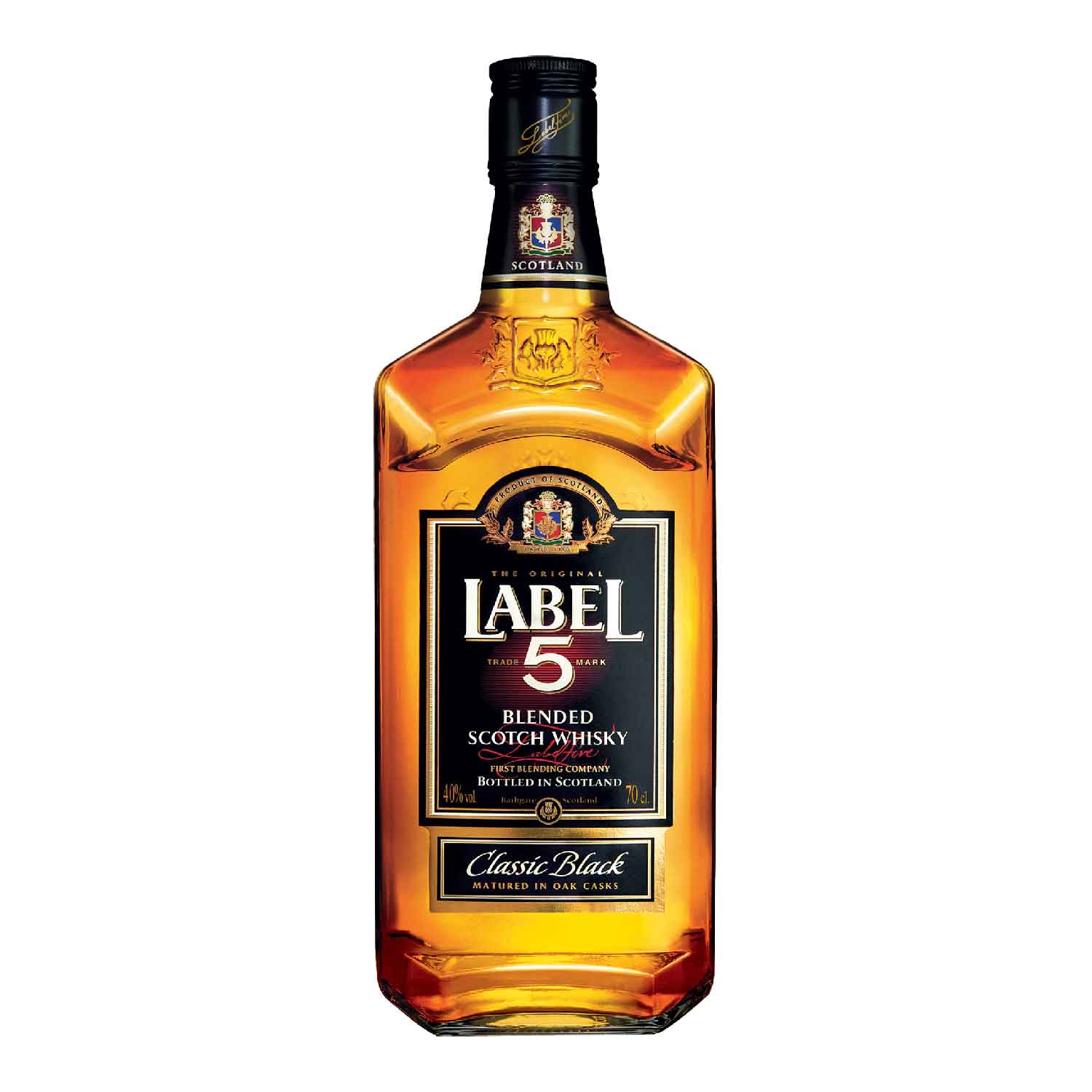 Label 5 classic black 70cl Alc 40% - Buy at Real Tobacco