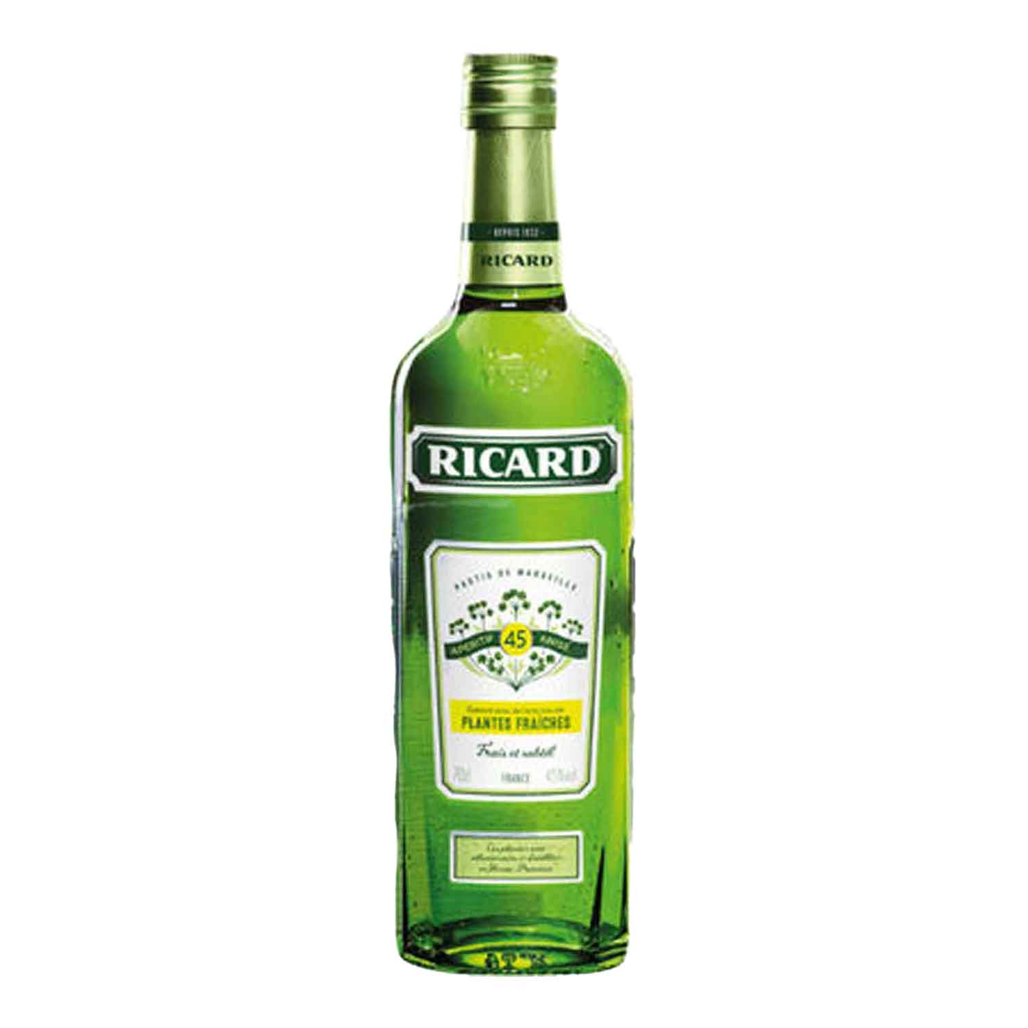 Ricard plantes fraîches 70cl Alc 45% - Buy at Real Tobacco