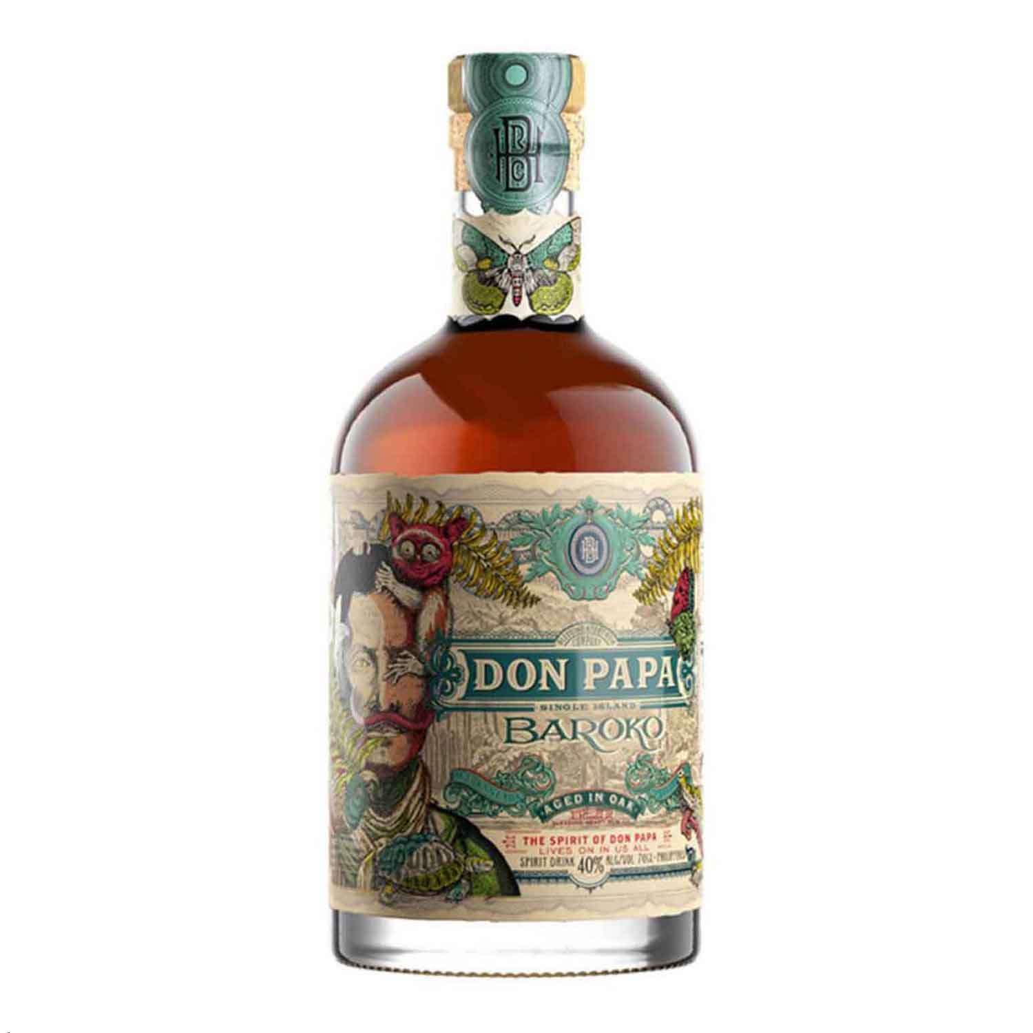Don Papa baroko 70cl Alc 40% - Buy at Real Tobacco