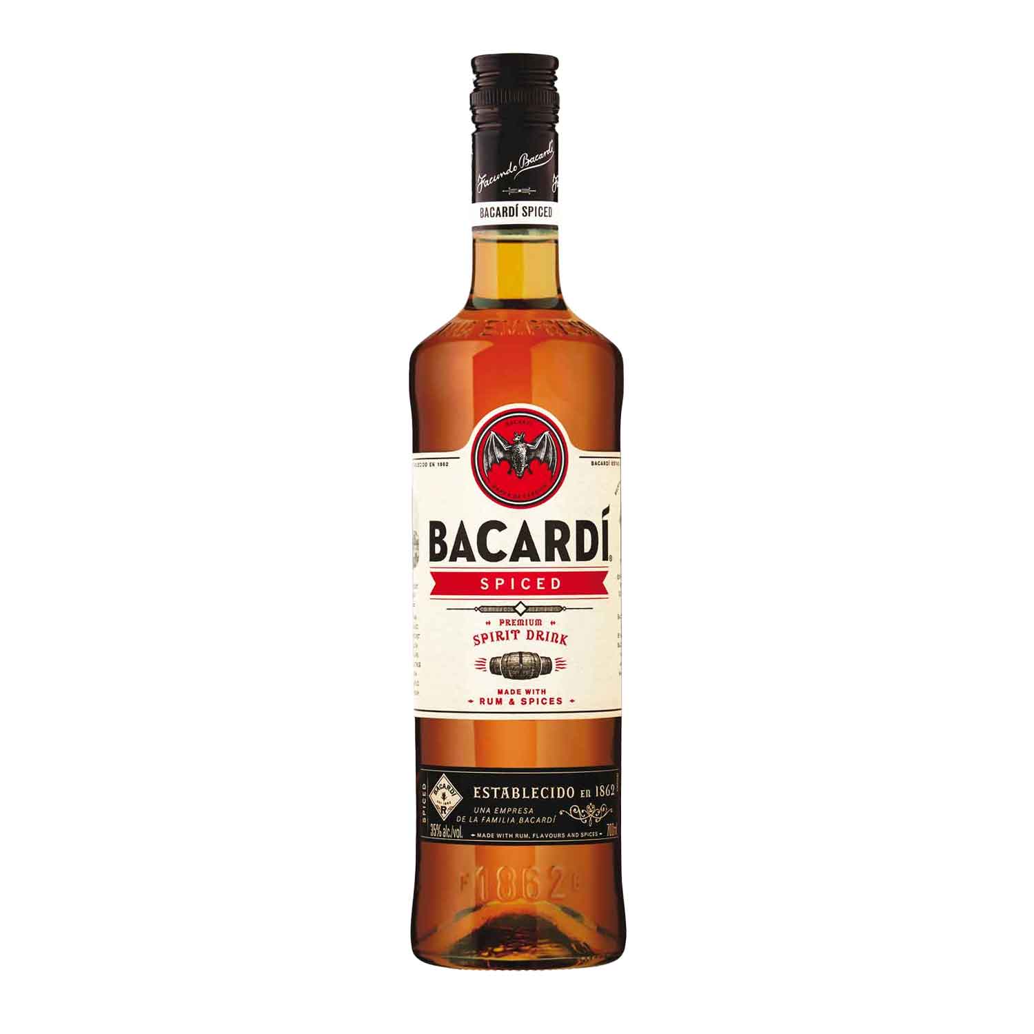 Bacardi spiced 70cl Alc 35% - Buy at Real Tobacco