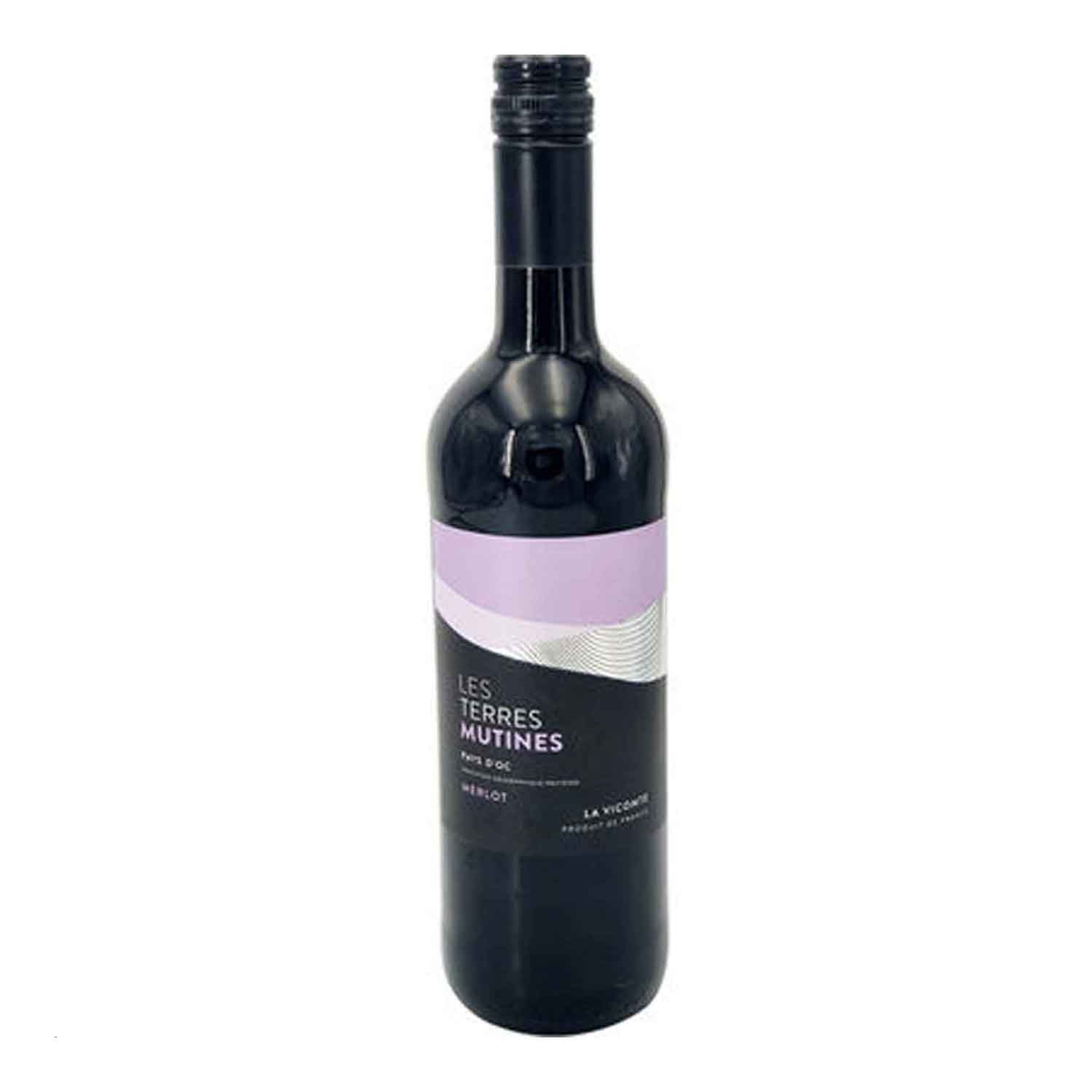 Les Terres Mutines merlot 75cl Alc 13,5% - Buy at Real Tobacco
