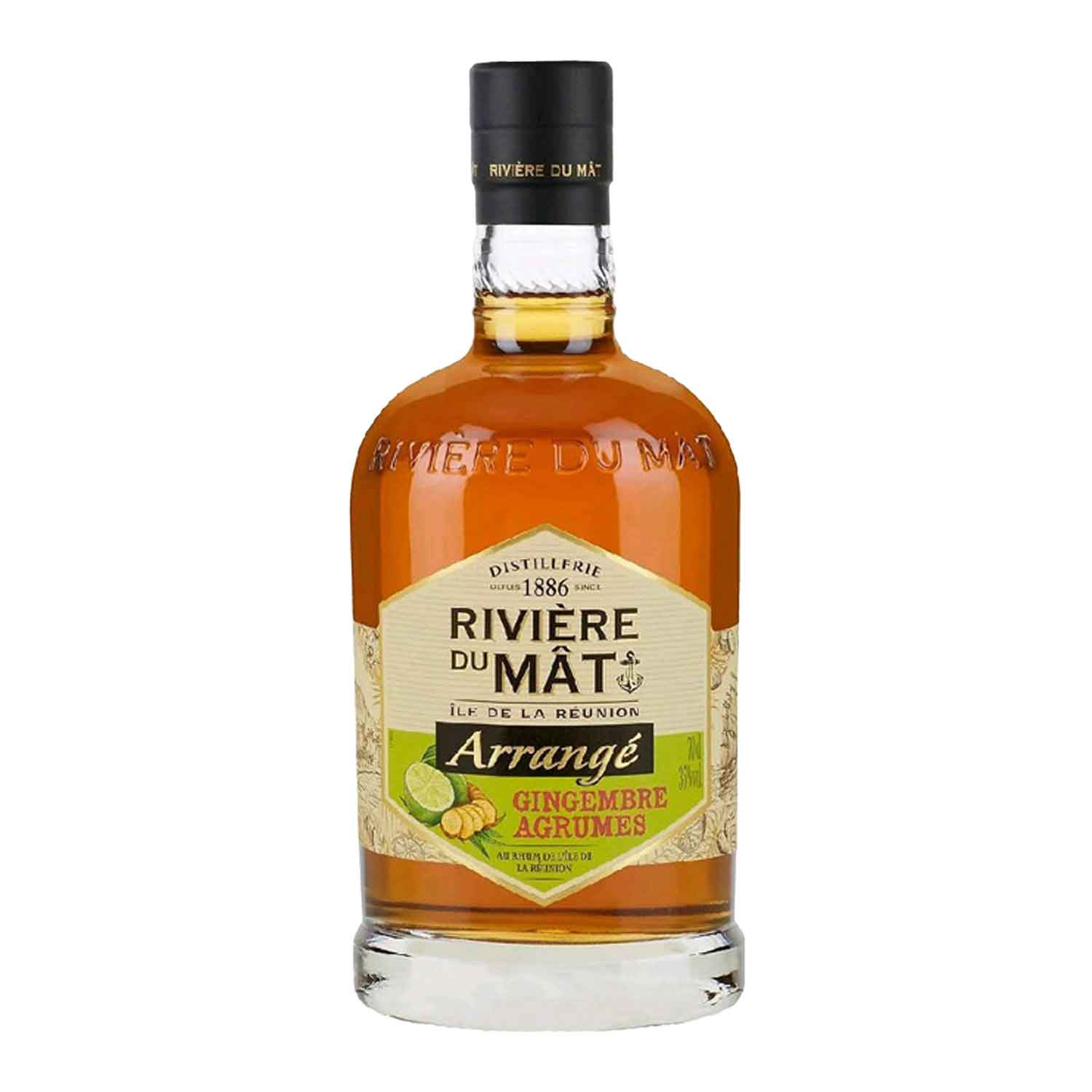 Rivière du Mat ginger citr. 70cl Alc 35% - Buy at Real Tobacco