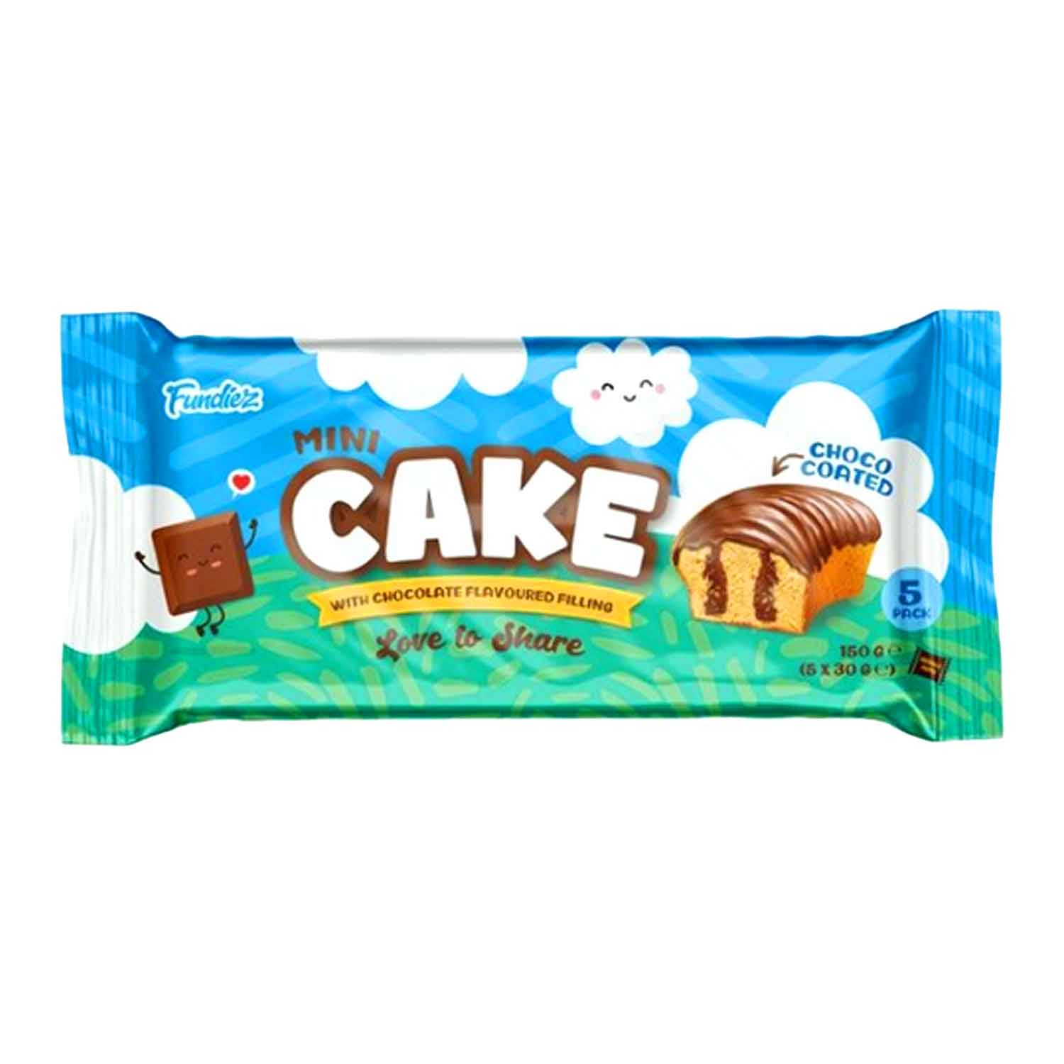 Fundiez mini cake chocolate 5x30g - Buy at Real Tobacco
