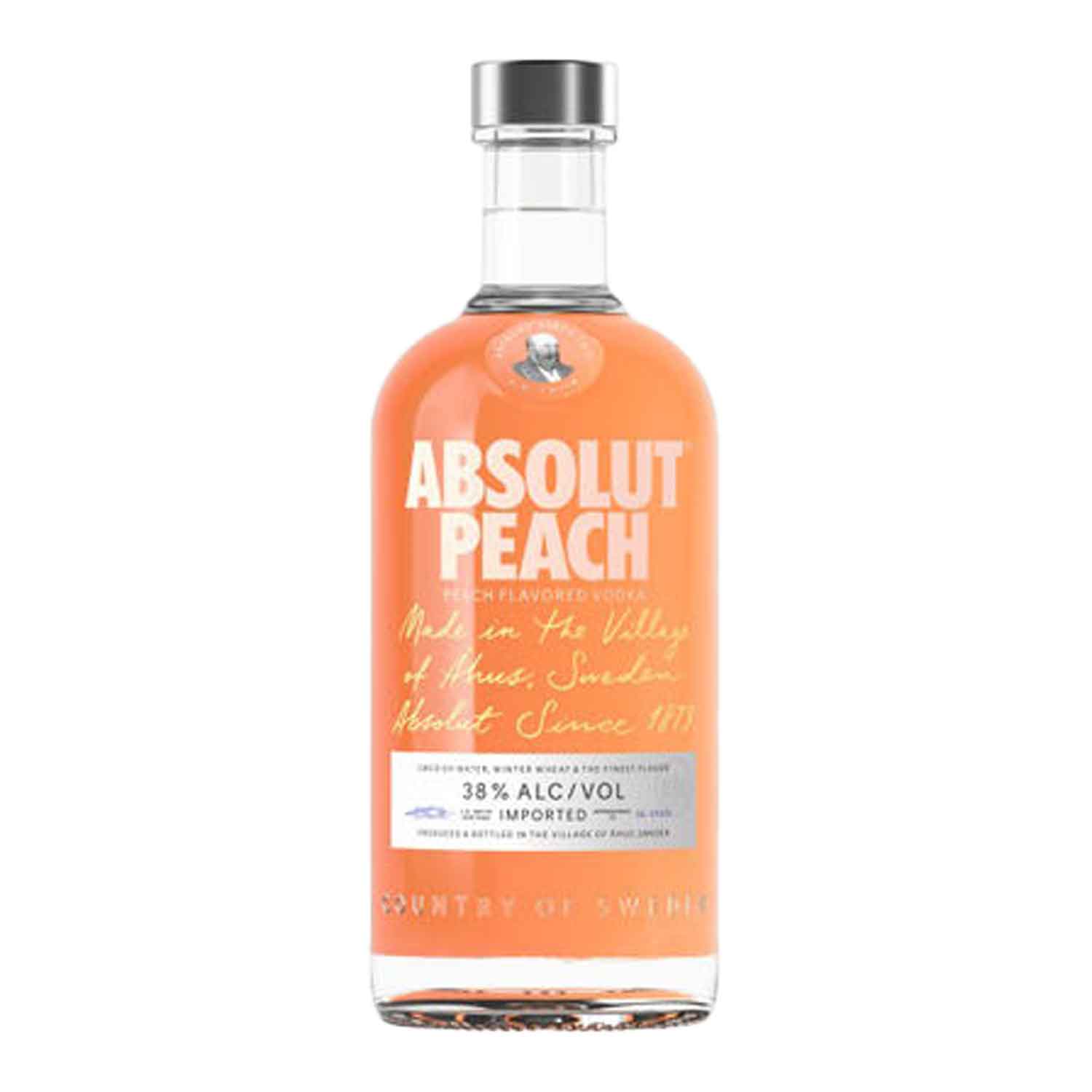 Absolut peach 70cl Alc 38%  - Buy at Real Tobacco