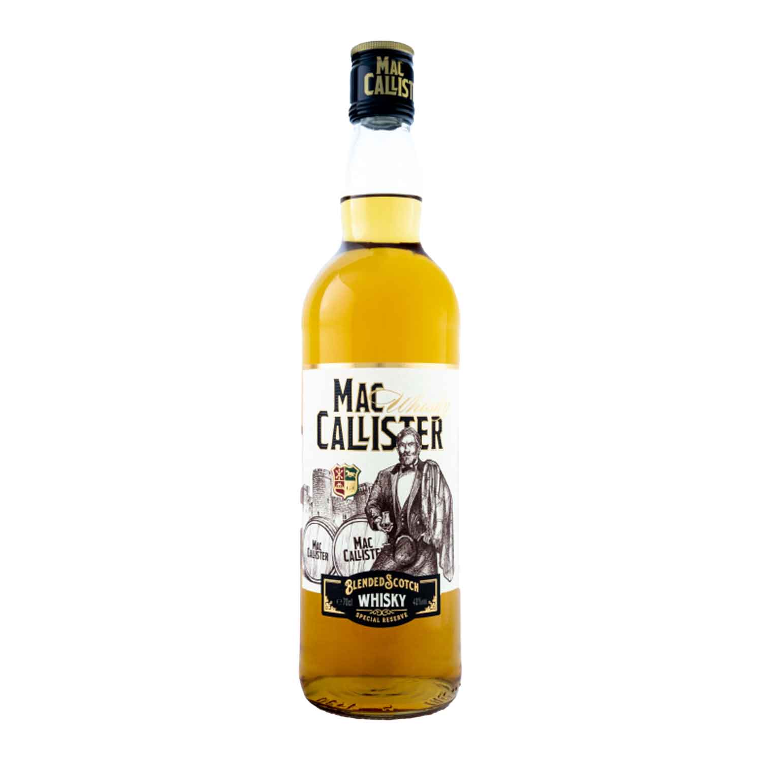 Mac Callister scotch whisky 1l Alc 40%  - Buy at Real Tobacco