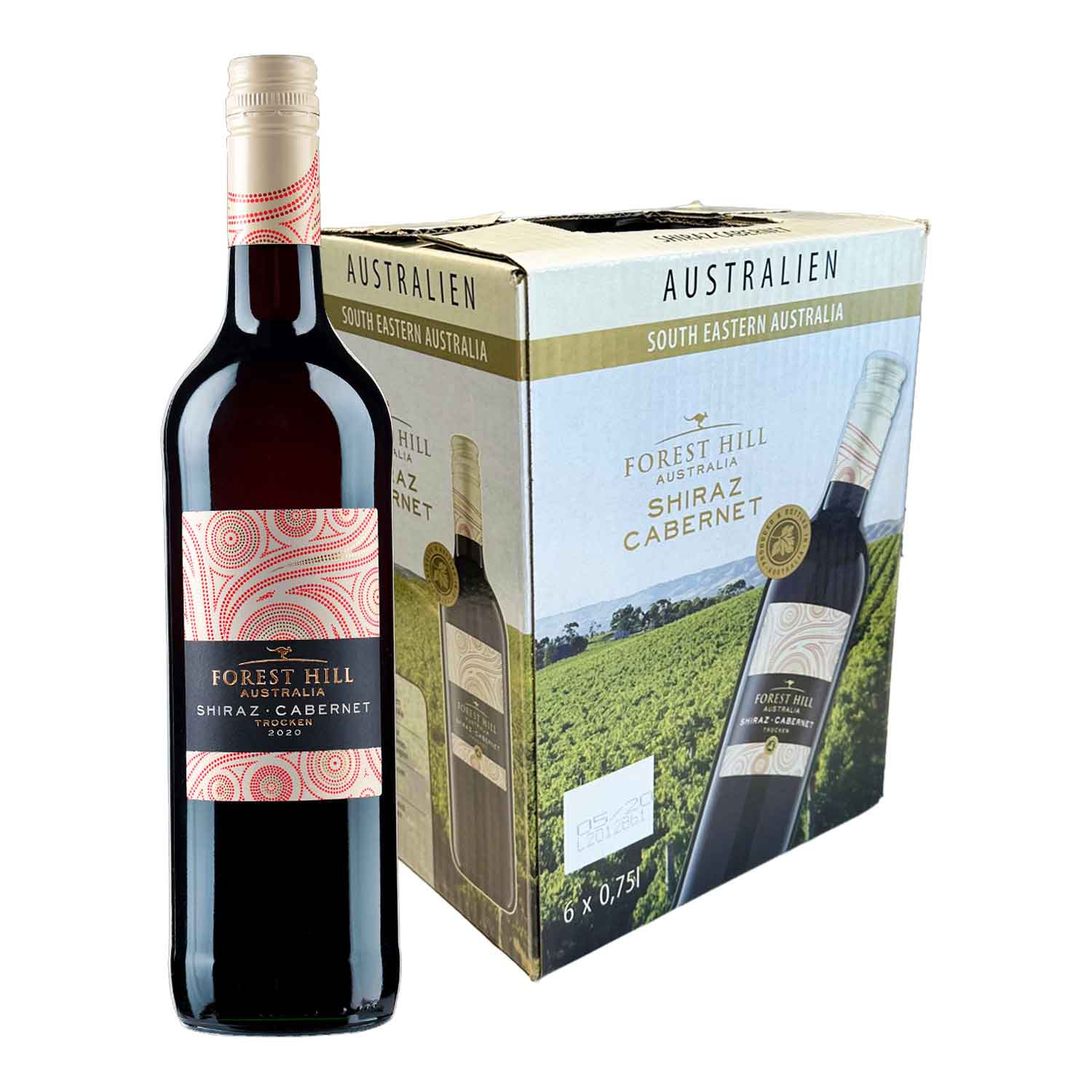 6x DB forest hill shiraz 75cl Alc 14% - Buy at Real Tobacco