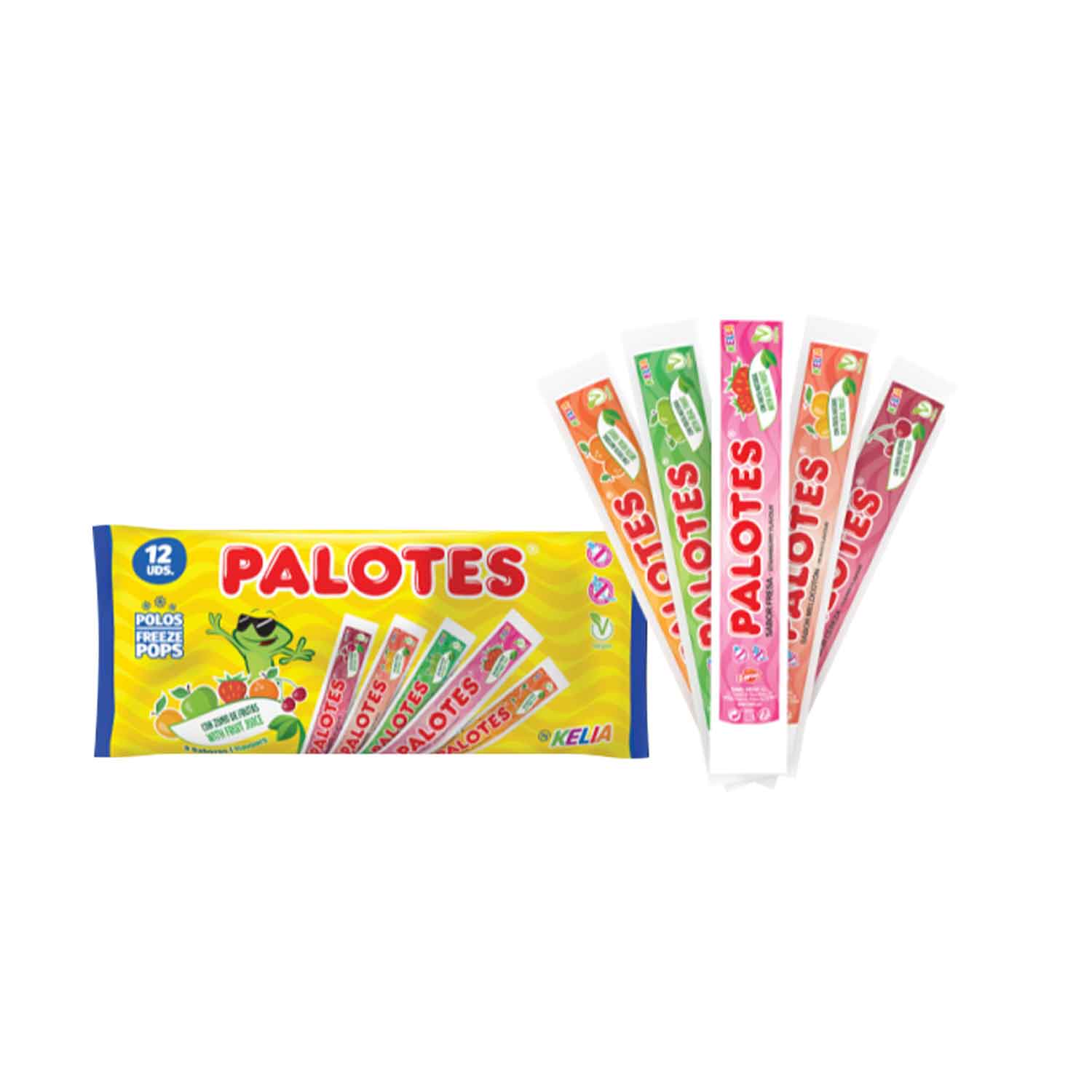 Damel palotes freeze pops 12x45ml - Buy at Real Tobacco